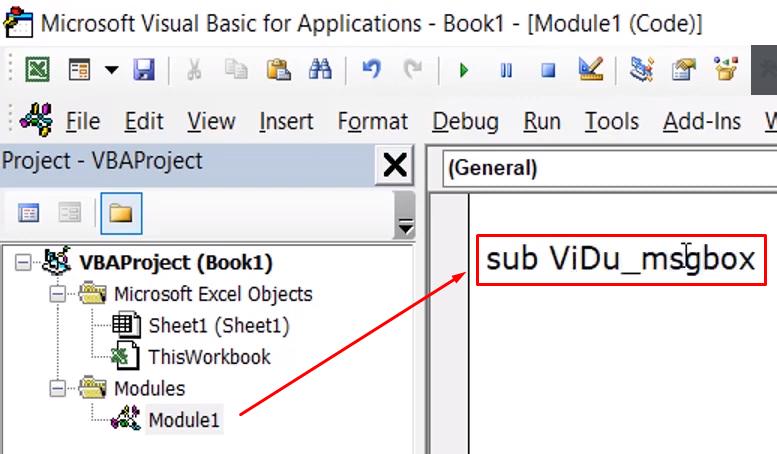 Hướng dẫn chi tiết cách sử dụng msgbox trong VBA Excel