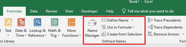 Cách sử dụng Name Range trong Excel để quản lý dữ liệu theo tên