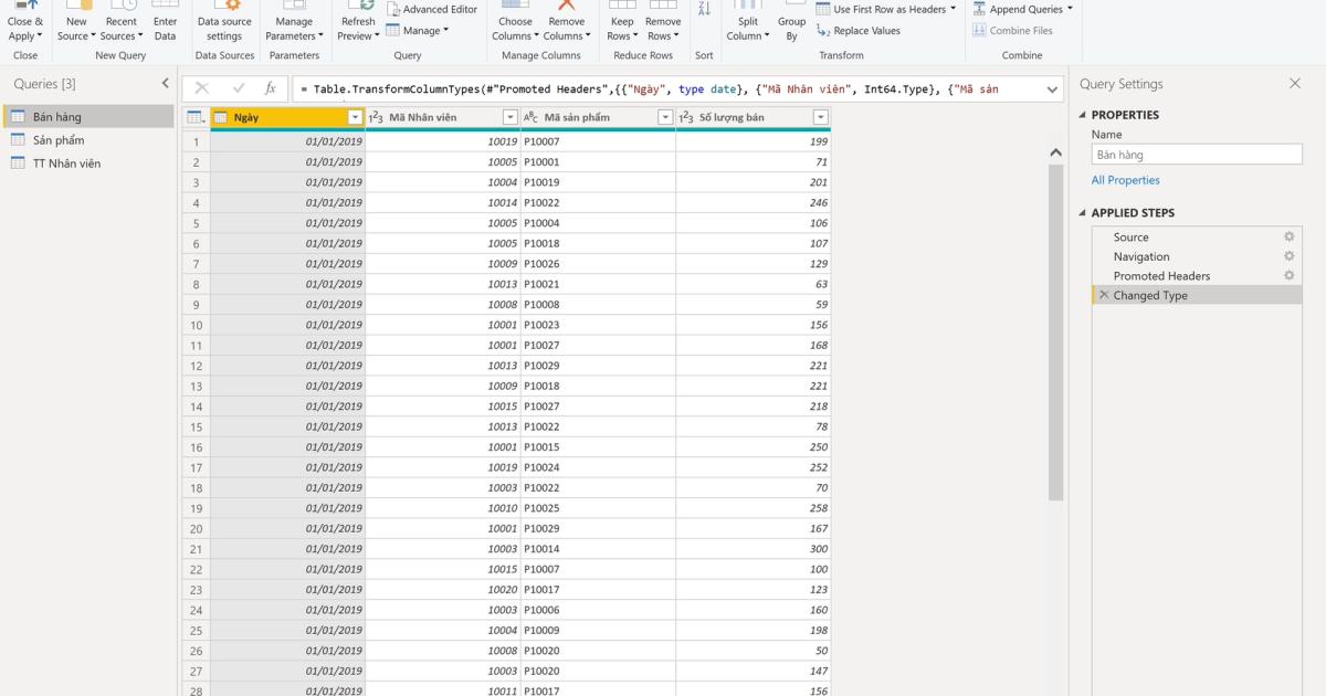 Kiến thức về Query Editor trong Power BI cho người mới bắt đầu