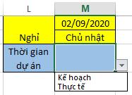 Cách lập bảng so sánh kế hoạch và thực tế dự án trên Excel