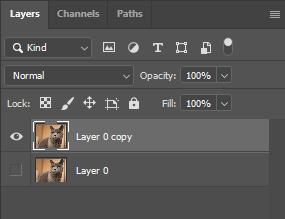 Cách tách ảnh khỏi nền bằng Photoshop: Nhân bản Layer