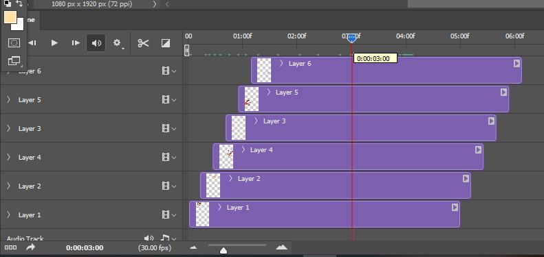 Tạo ảnh GIF bcủa Layằng Photoshop: Tạo điểm mốc về thời gian trên Timeline