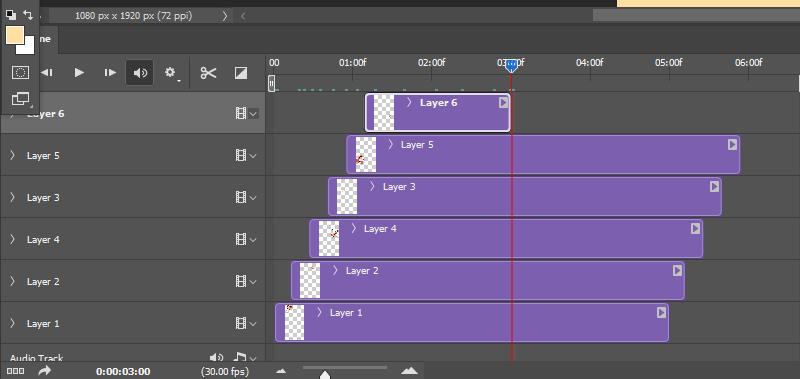 Tạo ảnh GIF bcủa Layằng Photoshop: Chỉnh thời lượng của layer
