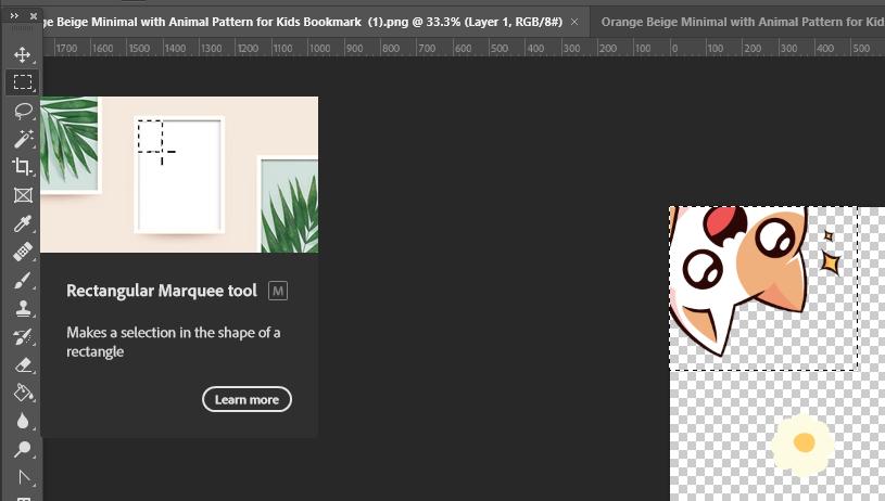 Tạo ảnh GIF bằng Photoshop: Copy đối tượng cần đưa lên ảnh