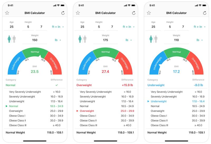 Ứng dụng BMI Calculator giúp bạn theo dõi sức khỏe dựa vào cân nặng và chiều cao