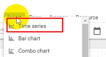 Cách tạo Time Series Graphs trong Google Data Studio