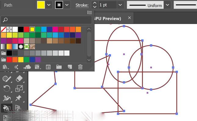 Tô màu trong AI: Chọn màu sắc để tô cho Stroke