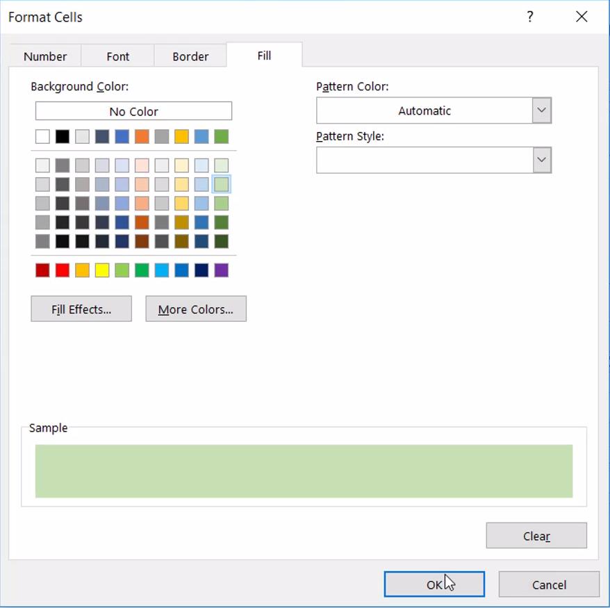 Cách dùng hàm MIN tự động tô màu giá trị nhỏ nhất trong báo cáo