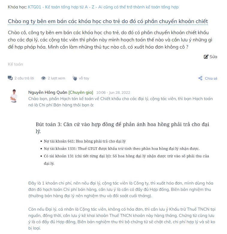 Tìm hiểu về VAME - tiêu chuẩn của mọi chương trình học tại Gitiho