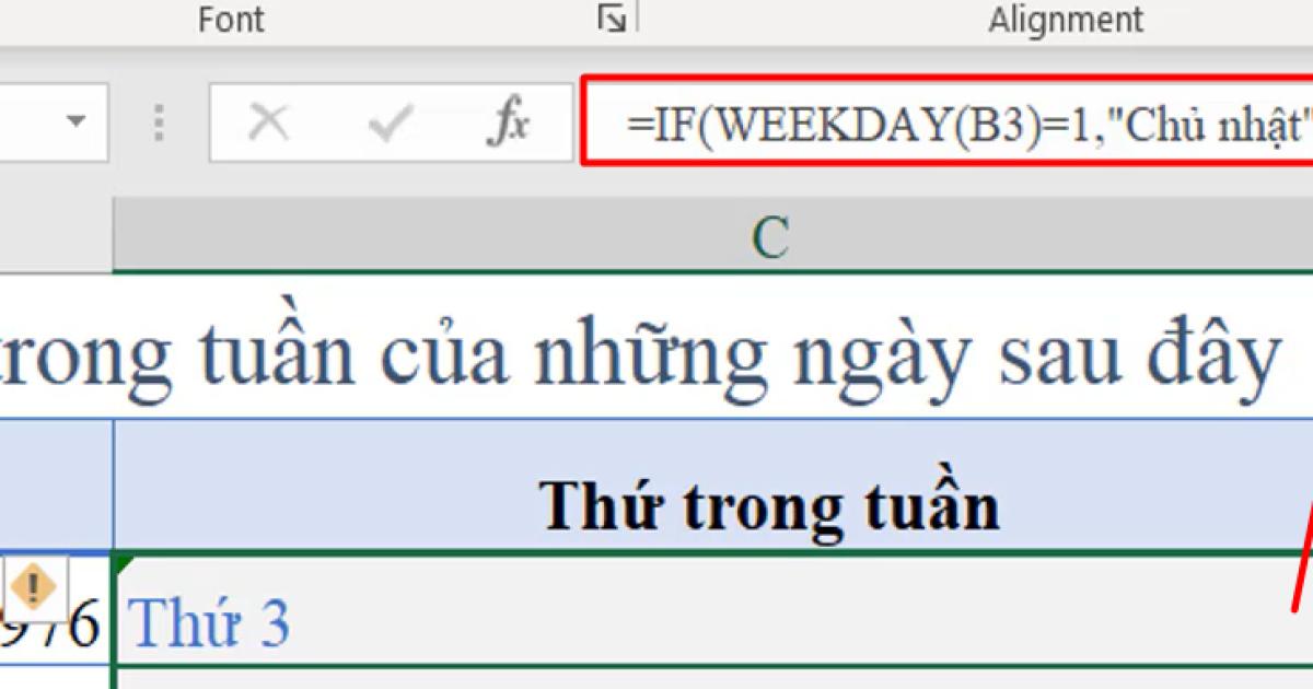 4 cách xác định thứ trong tuần trên Excel có thể bạn chưa biết