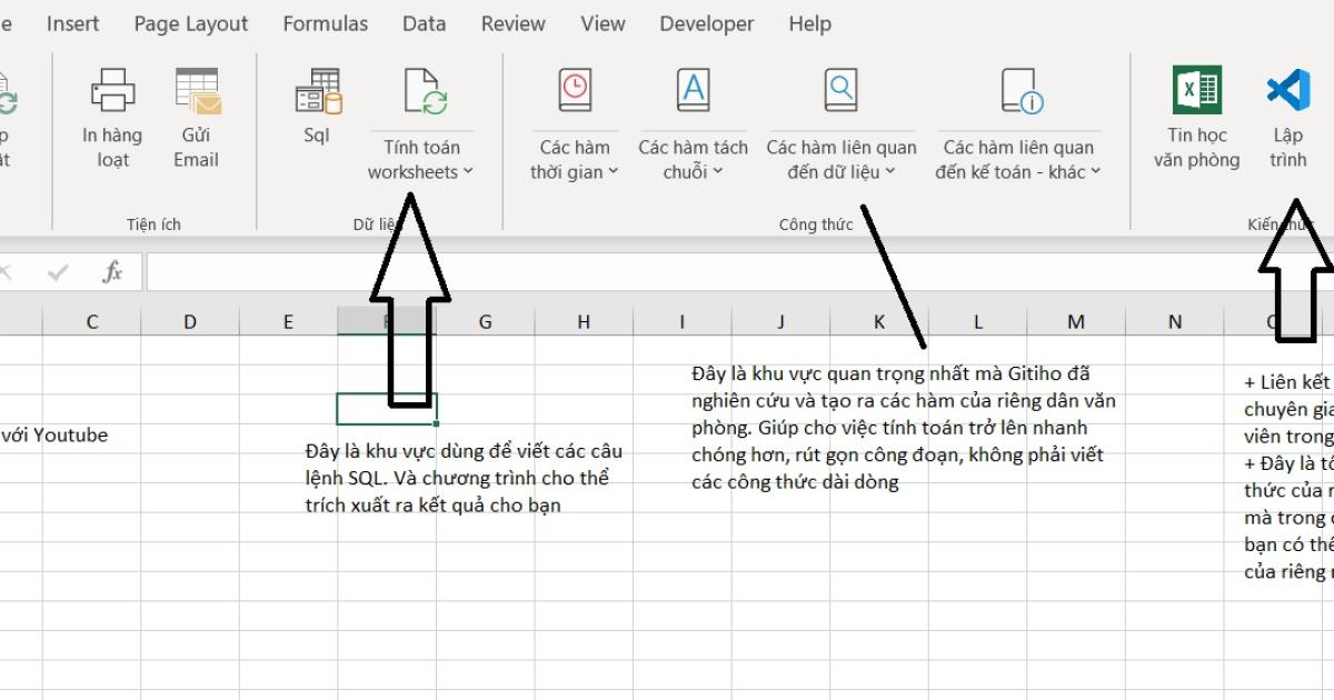 BẠN ĐÃ BAO GIỜ SỬ DỤNG ADDIN CỦA GITIHO CHƯA?