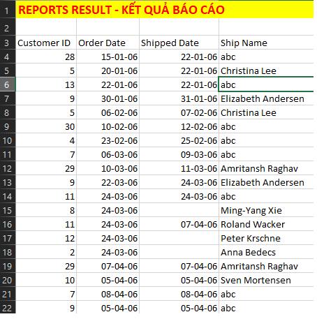 VBA FOR SQL WITH SQL_SELECT