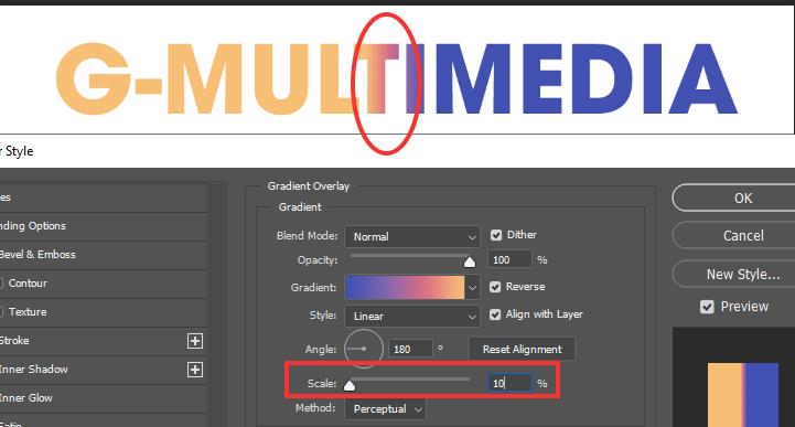 đỏ màu Gradient cho văn bản 19