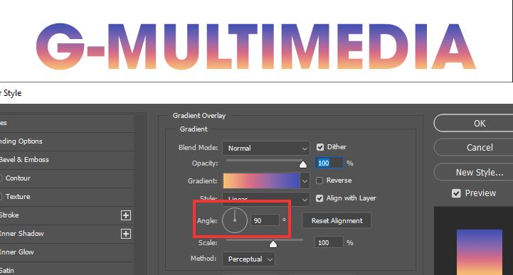 đỏ màu Gradient cho văn bản 16