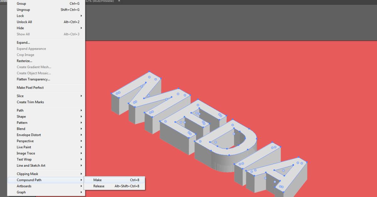 hiệu ứng chữ 3D 7