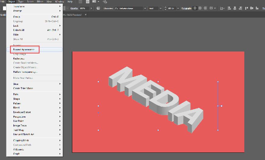 hiệu ứng chữ 3D 5