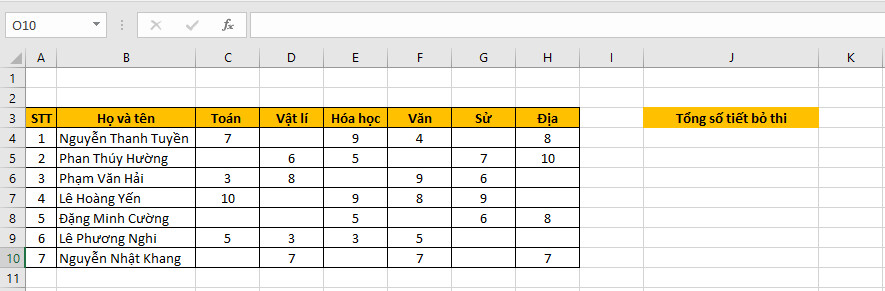 Làm thế nào để tô màu biểu đồ dựa trên màu ô trong Excel