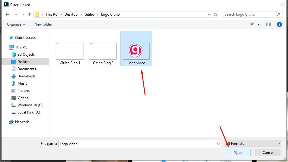 Cách chèn logo vào ảnh trong photoshop đơn giản nhất