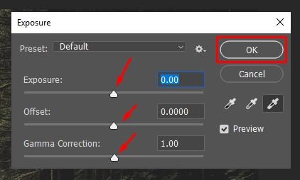 Di chuyển thanh trượt để tăng độ sáng