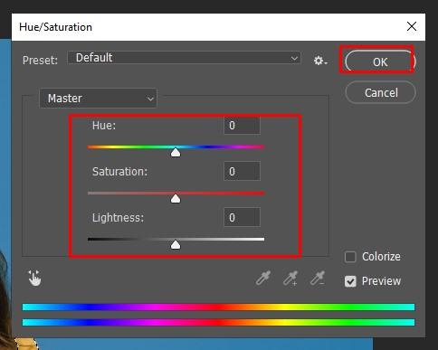 Di chuyển thanh trượt để chọn màu yêu thích
