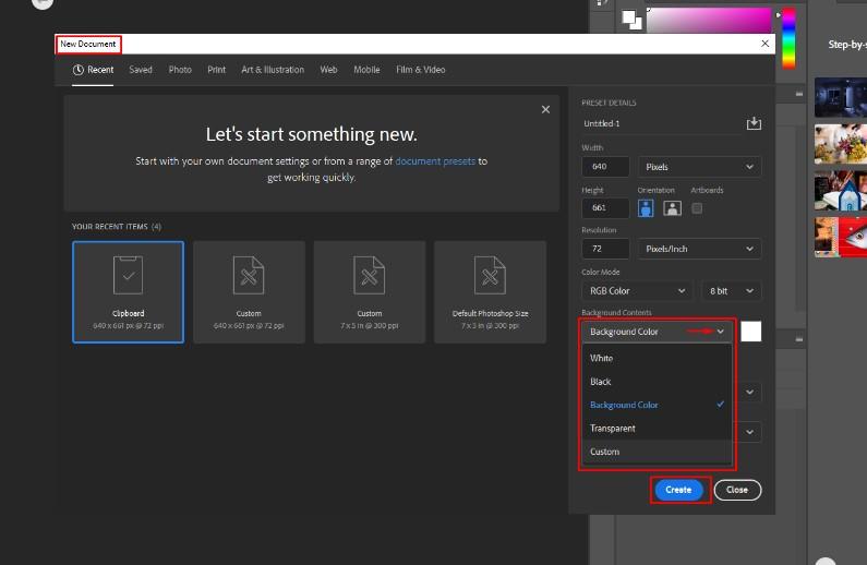 Đổi màu nền trong-photoshop: cách tạo ảnh mới