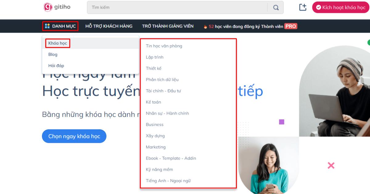 Gitiho là gì? Tại sao nên chọn Gitiho là nơi học tập?