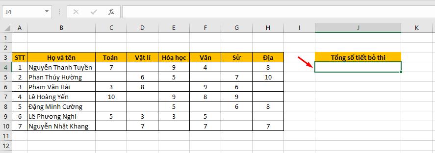 to-mau-o-trong-excel