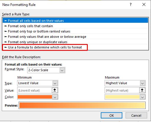 to-mau-o-trong-excel