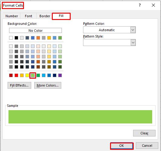 to-mau-o-trong-excel
