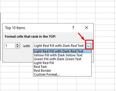 Cách tô màu giá trị lớn nhất trong Excel 7