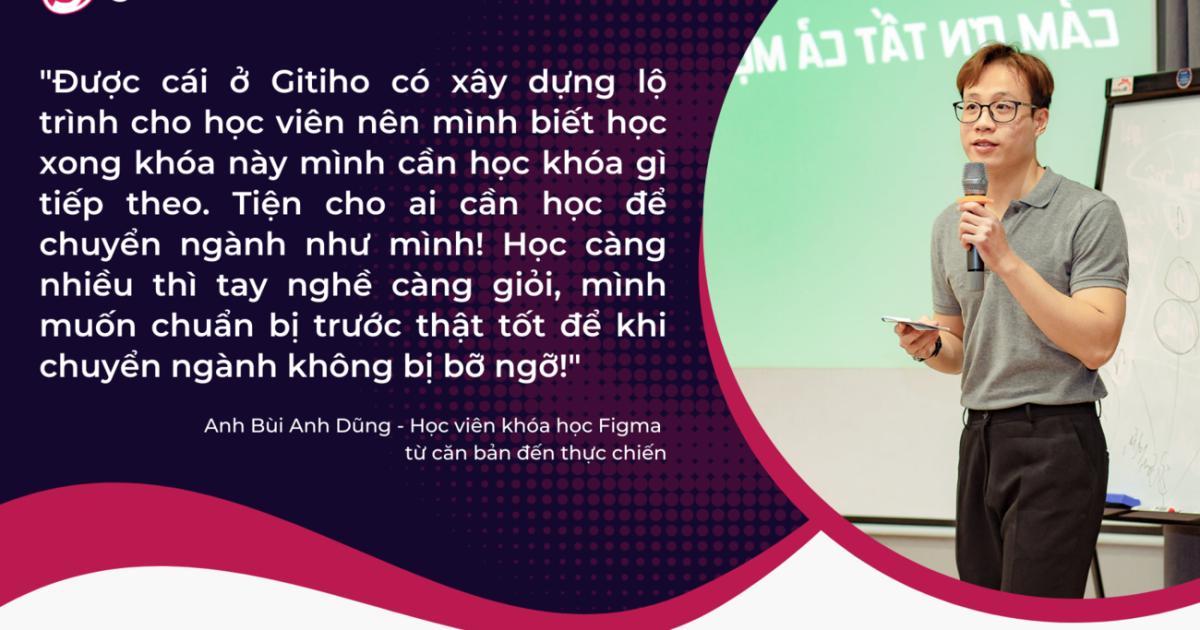 Học viên Anh Dũng: 