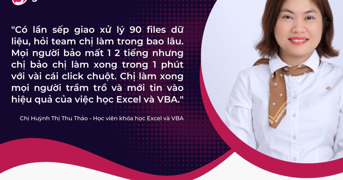 Học viên Thu Thảo: "Học trên Gitiho giúp chị tiết kiệm được rất nhiều tiền. Vì thời gian đối với chị là tiền!"