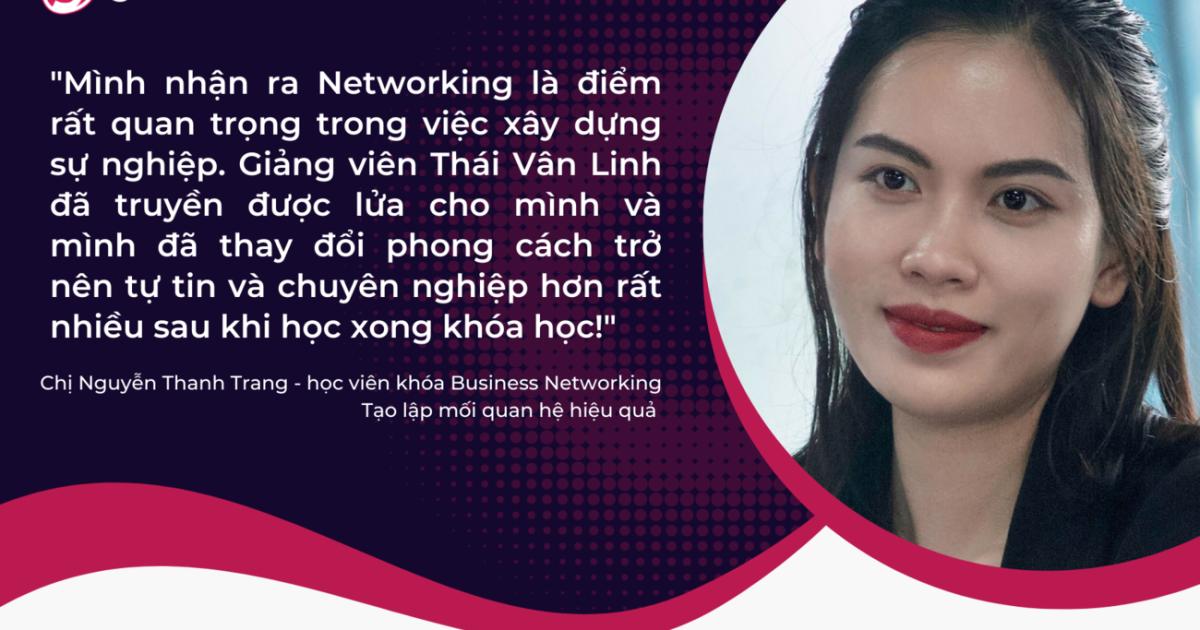 Học viên Thanh Trang: 