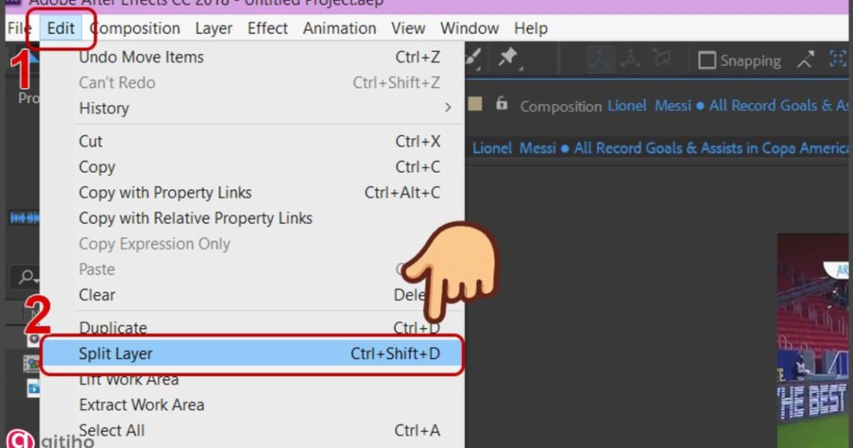 Hướng dẫn cách chèn File nhạc vào video trong After Effect (9)