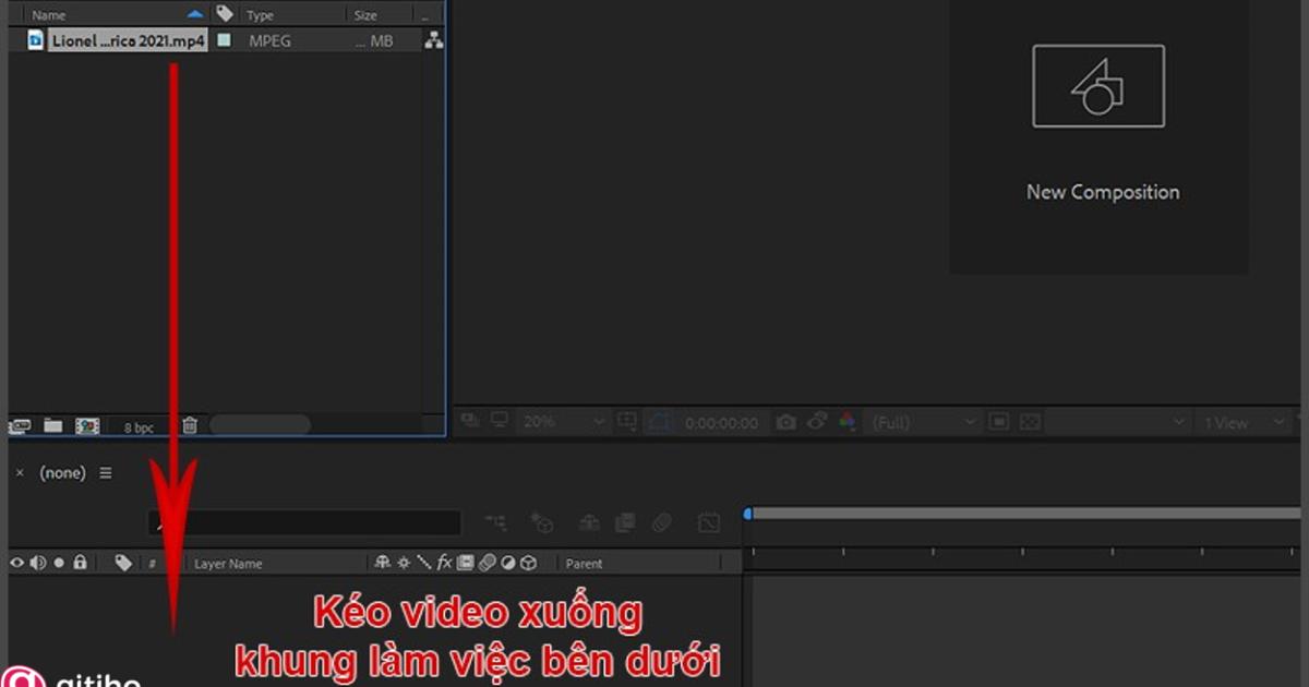 Cách điều chỉnh tốc độ video bằng Time Stretch - Tua nhanh video After Effect (3)