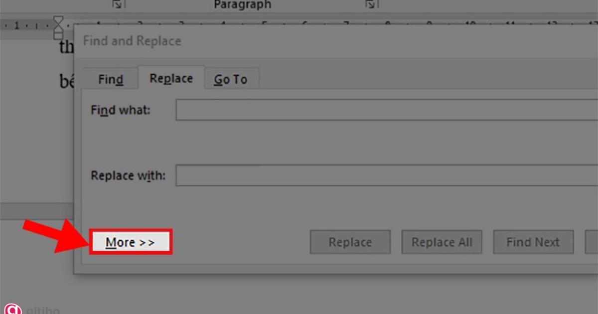 Bỏ ngắt trang trong word bằng hộp thoại Find and Replace (4)