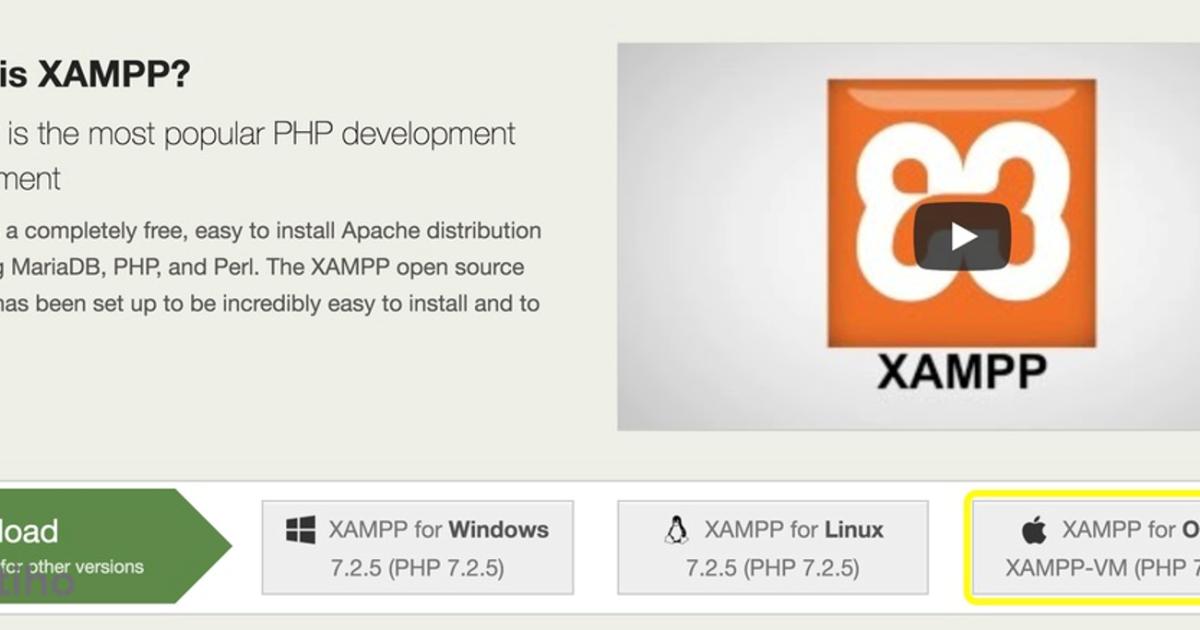 Cách tải XAMPP về máy
