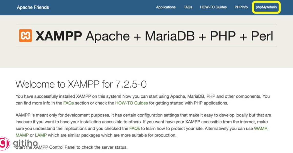 Khởi động XAMPP trên thiết bị (4)