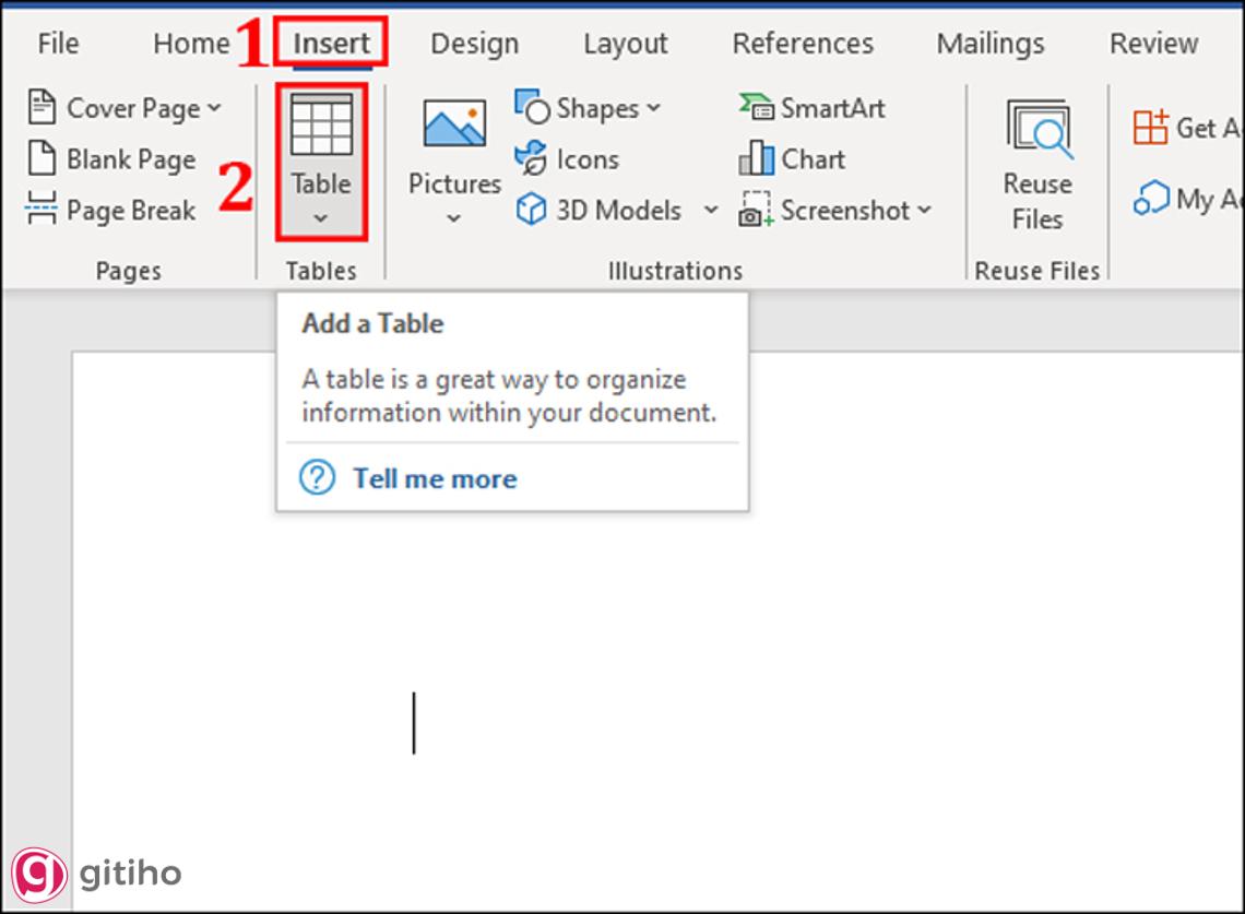Tạo bảng tùy theo điều chỉnh của bạn (1)