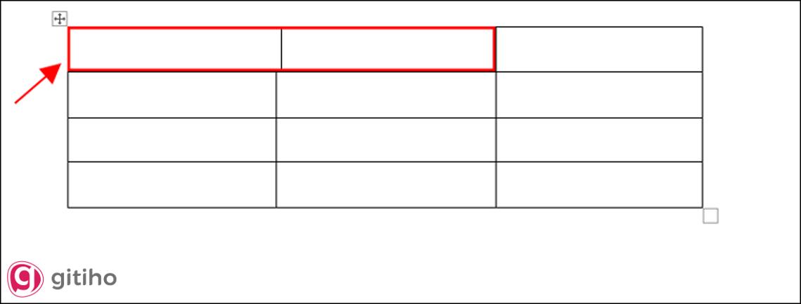 Gộp/ Tách ô trong bảng (5)