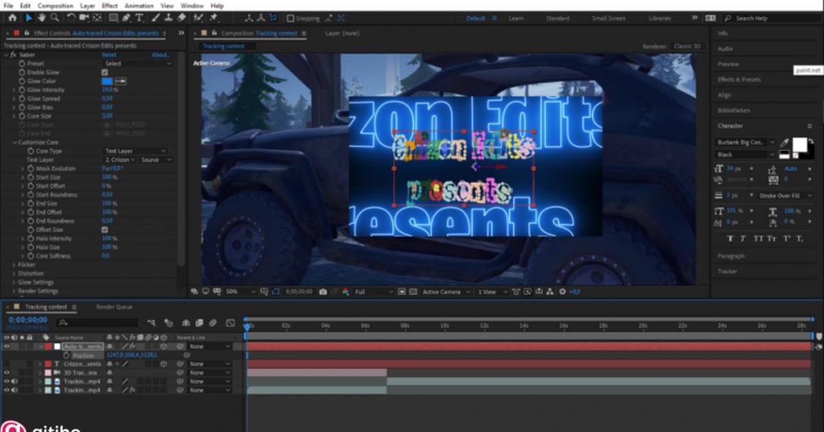 Cách để tạo Text trong After Effect