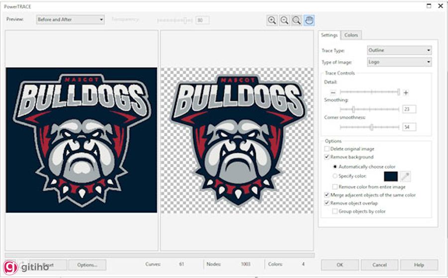 Hướng dẫn chuyển ảnh thành Vector trong Corel x3 (2)
