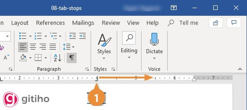 Xóa tab trong Word