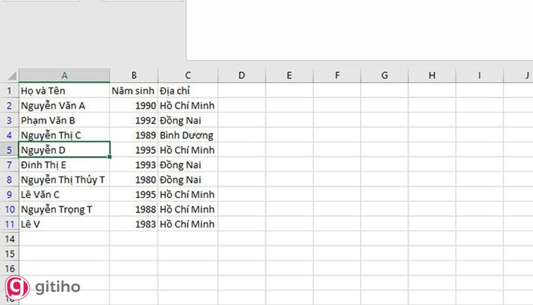 Lọc dữ liệu trùng bằng Advanced Filter (3)