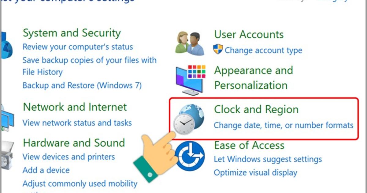 Cách đổi dấu phẩy thành dấu chấm trong windows 10 bước  3