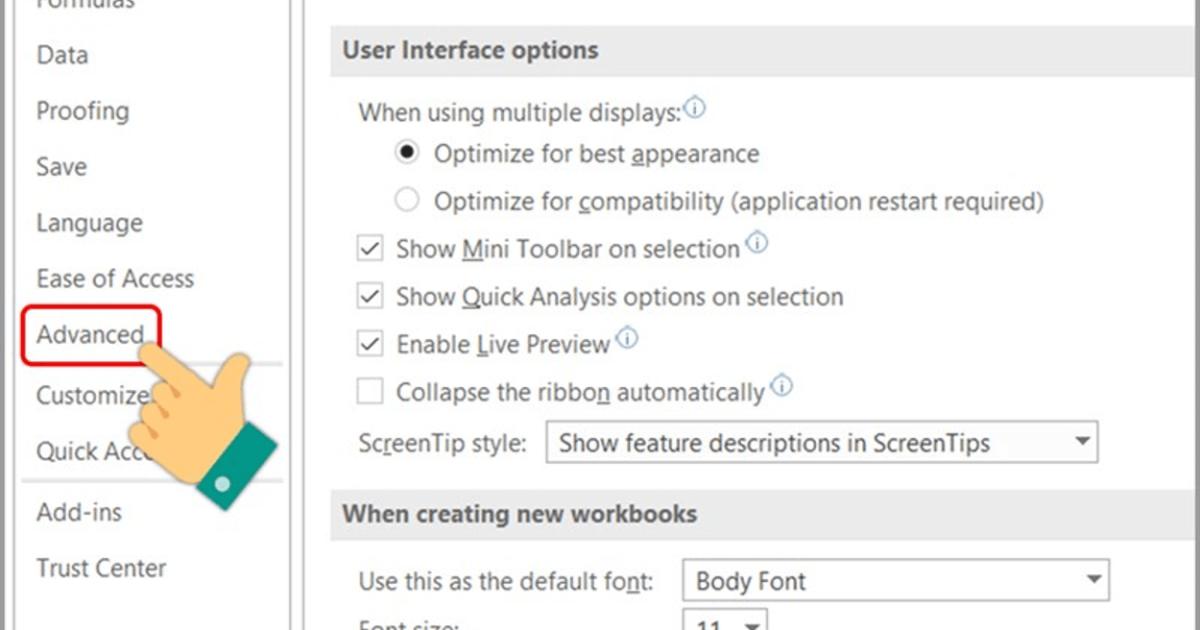 Cách đổi dấu phẩy thành dấu chấm trong Excel 3