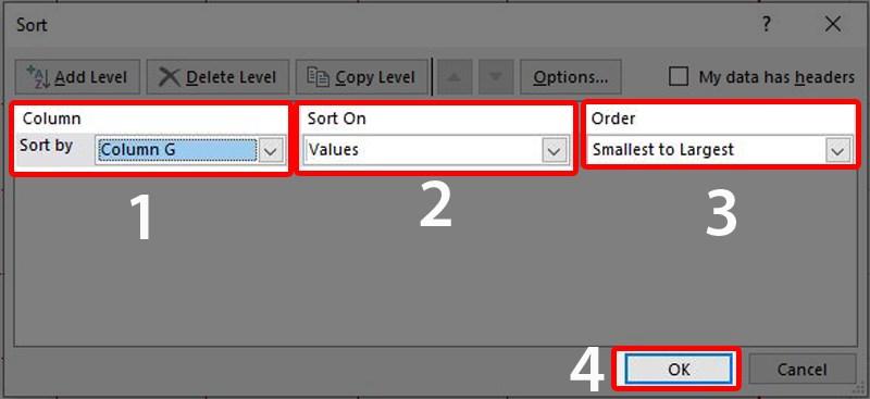 Thêm nhiều dòng xen kẽ đều trong excel (4)