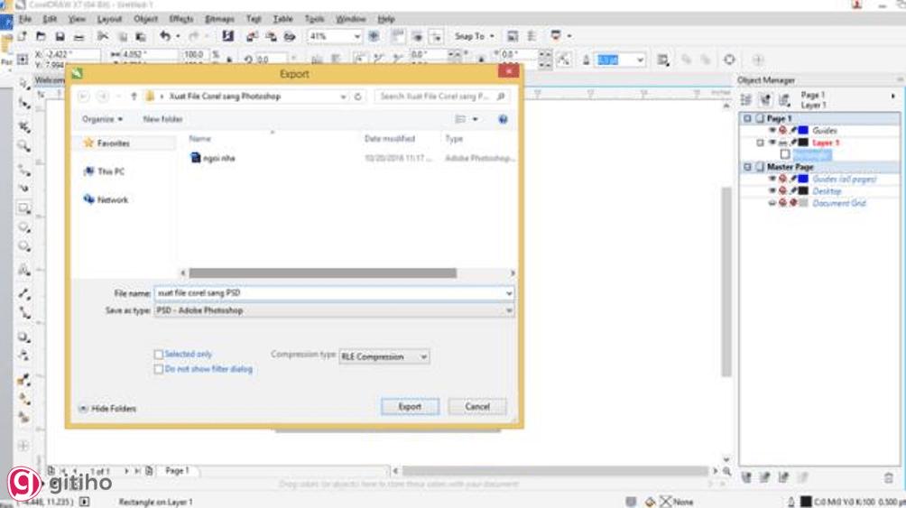 Chuyển đổi trực tiếp trên file Corel Draw (2)