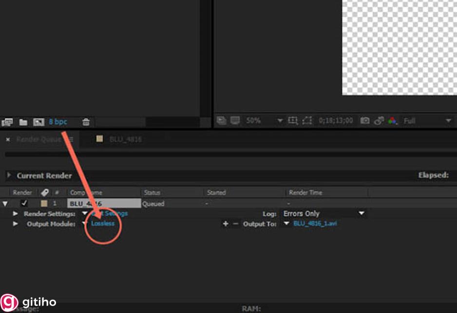 Cách render After Effect dạng Video (2)