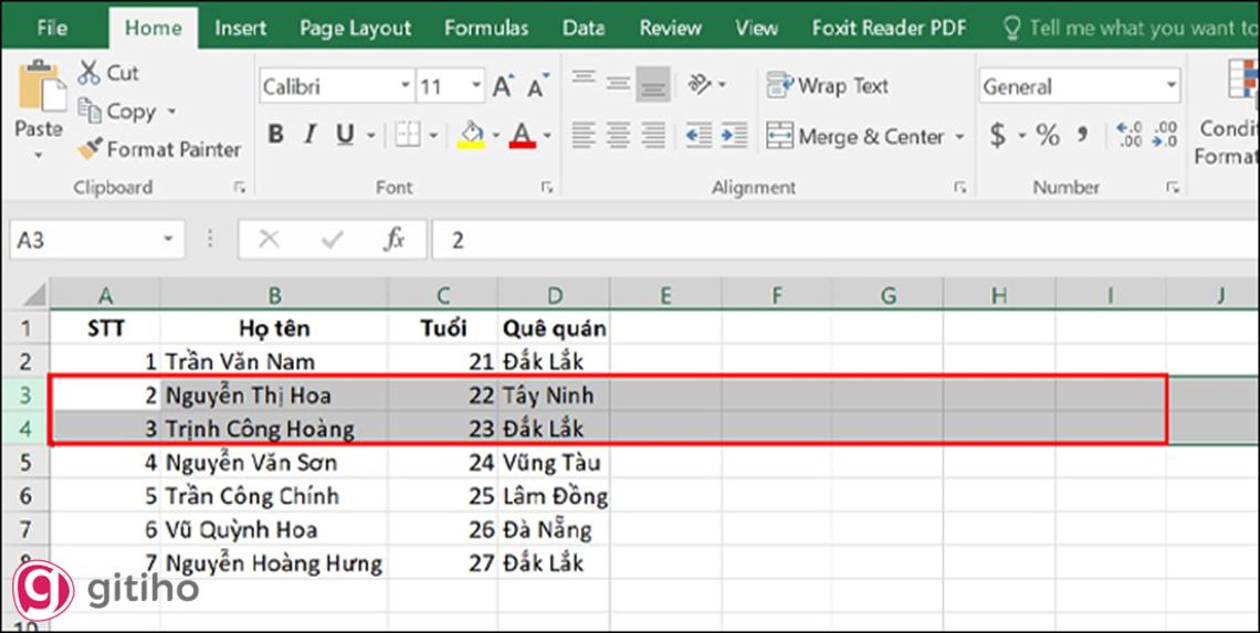 Sử dụng phím tắt chữ để chèn dòng mới trong excel (1)